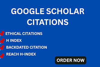 publish research article on journal and researchgate  to increase google scholar