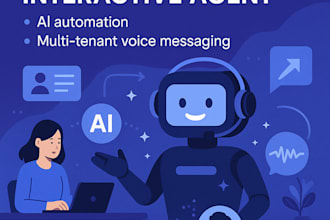 ai sales crm interactive agent, ai automation,multi tenant voice messaging agent