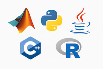 deliver custom coding solutions for matlab, python, cpp and java projects