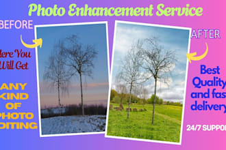 professionally enhance, retouch, and color correct images