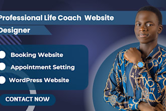 life coaching website, consulting, speaker website design