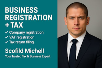 handle your company registration, vat, and tax return professionally