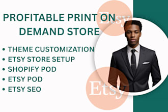 setup etsy print on demand store, etsy seo, print on demand digital planner