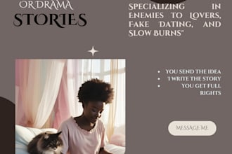 ghostwrite your juicy romance, twisty mystery, or drama packed story