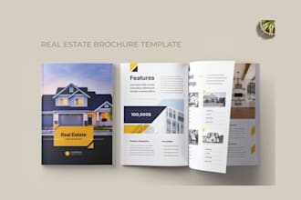 design professional real estate flyers, brochures, trifold, bifold and marketing