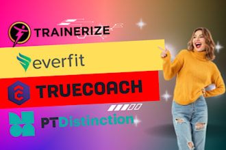 upload workouts on everfit trainerize truecoach pt distinction and automation