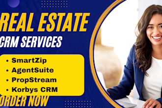 set up boomtown ROI korbys CRM smartzip propstream agentsuite CRM setup