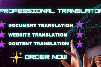 professionally translate your website, ebook from english to any languages