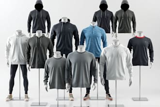 make 3d clothing for sportwear cycling hoodies tshirts sweatshirts