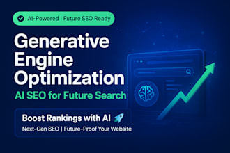 generative engine optimization GEO, ai SEO for future search