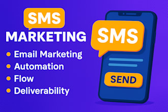 set up SMS marketing with high converting email flows and automation sms email