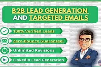do b2b lead generation prospect list linkedin lead and email list building