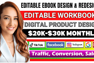 design wokbook in canva, wokbook canva ebook formating, editable book redesign
