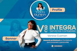 do impactful banners and profile pictures