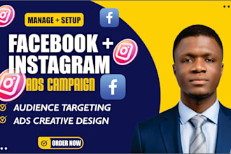 create facebook instagram advertising for real estate management and investors