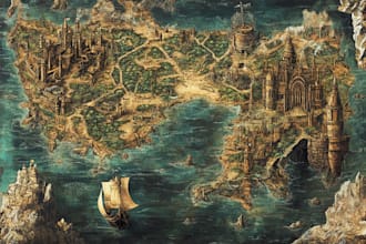 create your fantasy map, worldmap, battlemap for dnd etc