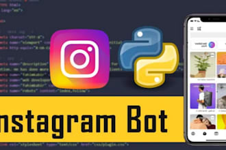 develop instagram thread bot, monitor bot, twitter bot, mass dm bot, tiktok bot