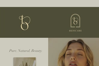 create a modern logo design and brand kit for you
