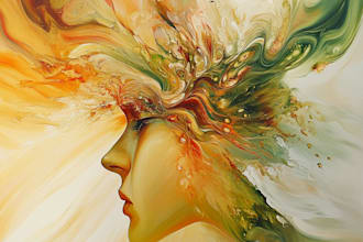 draw abstract portrait art