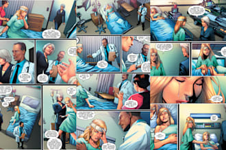 draw nsfw comic pages covers storyboards in any style nsfw comic page artist