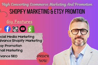 do shopify marketing, etsy, ebay marketing, etsy traffic and boost sales