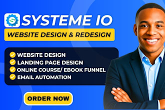 create systeme io website, systeme io landing page, systeme io sales funnel