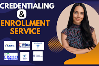 credentialing and contracting, medical billing, enrolment medicare, medicaid