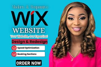 customize wix website redesign wix website develop wix website edit wix website
