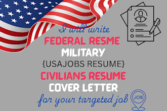 write a federal resume, milllitary to civilians, usajobs and cover letter