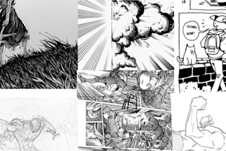draw graphic novel illustration manga anime comic page nsfw comic manga artist