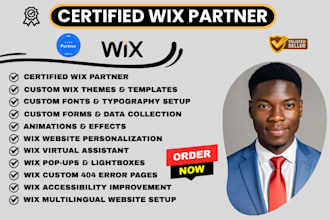 design wix website redesign wix website fix SEO optimize automate wix website