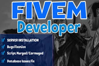 develop your server and make a fivem script for you