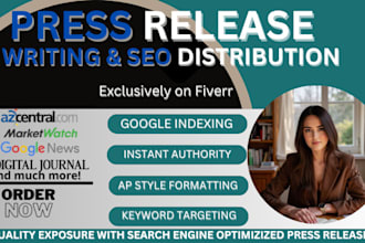 write and distribute premium press release distibution and press release writing
