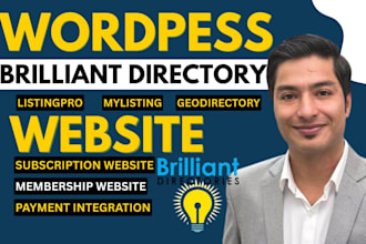 create wordpress business, membership, listingpro, blog and subscription website