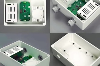 design any pcb case or enclosure prototype ready for cnc or 3dprinting