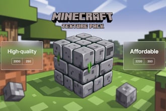 make your custom minecraft texture pack and resource pack