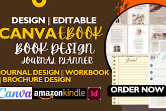 do canva ebook design ebook formatting journal workbook booklet PDF lead magnet