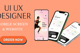 create figma mobile app design mobile UI UX design for mobile app or website