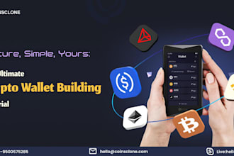 develop crypto wallet app, website scraping,ico listing, binance lead, coingecko