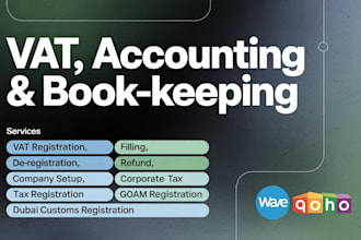 do accounting, vat, corporate tax, bookkeeping, uae, ksa