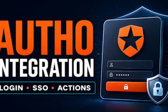 integrate auth0 authentication, sso and secure login
