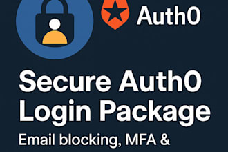 secure auth0 login and email blocking for your site