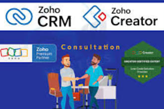 set up and customize your zoho crm, zoho recruit,forms, books, salesiq