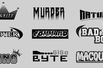 design your y2k logo and product design