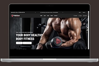 build fitness shopify store fitness equipment store gym fitness workouts website