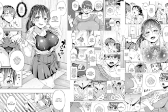 draw anime manga nsfw comic book illustration manga artist manga page nsfw comic