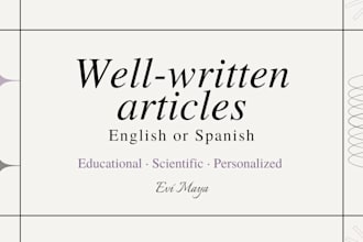 design and write an engaging blog post, article, or review