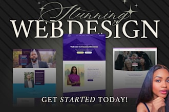 design a clean and modern one page wix website