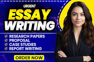 do urgent essay writing, research, case study , summary and articles