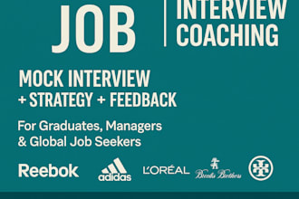 coach you ace job interviews for global and leadership roles